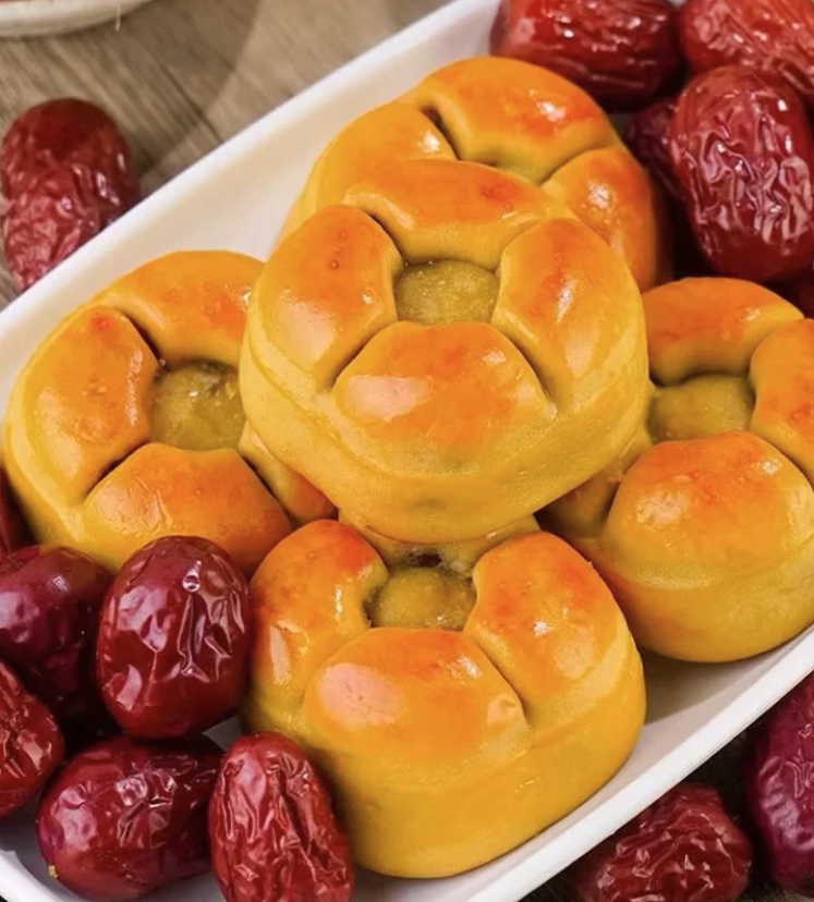 Bánh Táo Đỏ Chà Là Óc Chó Không Đường Ăn Kiêng healthy