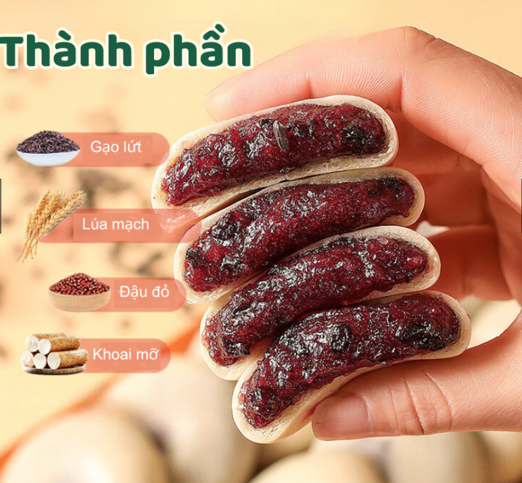 Bánh Đậu Đỏ Gạo Lứt