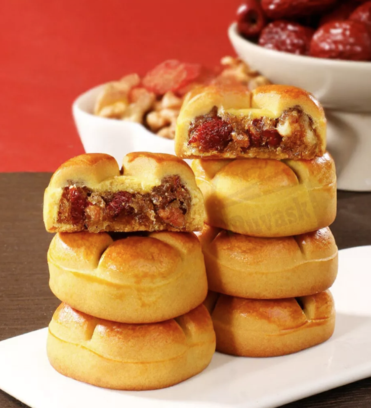 Bánh Nướng Táo Đỏ Óc Chó Mềm Dẻo Thơm Ngon Không Đường Ăn Kiêng healthy. 1  túi 1 lbs