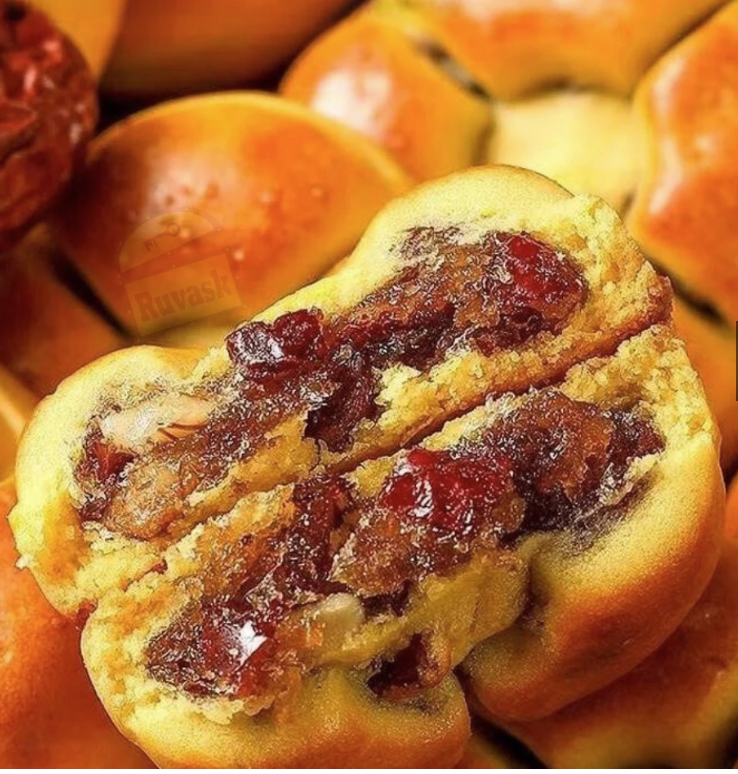 Bánh Nướng Táo Đỏ Óc Chó Mềm Dẻo Thơm Ngon Không Đường Ăn Kiêng healthy. 1  túi 1 lbs